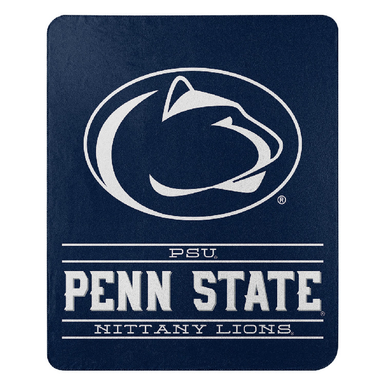 Penn State Nittany Lions Blanket 50x60 Fleece Control Design