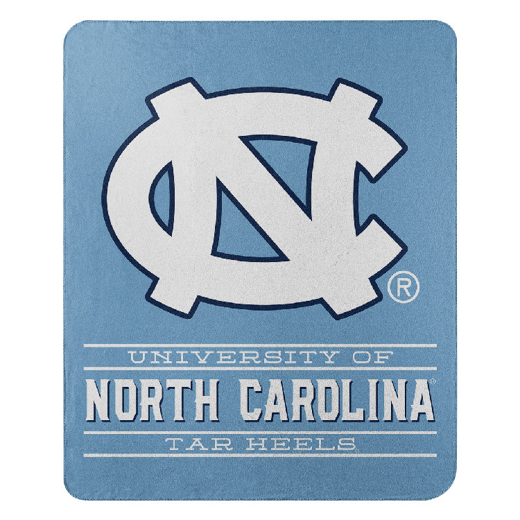 North Carolina Tar Heels Blanket 50x60 Fleece Control Design