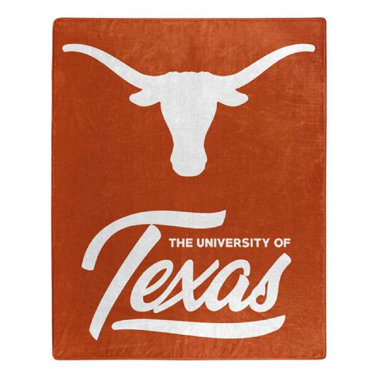 Texas Longhorns Blanket 50x60 Raschel Signature Design