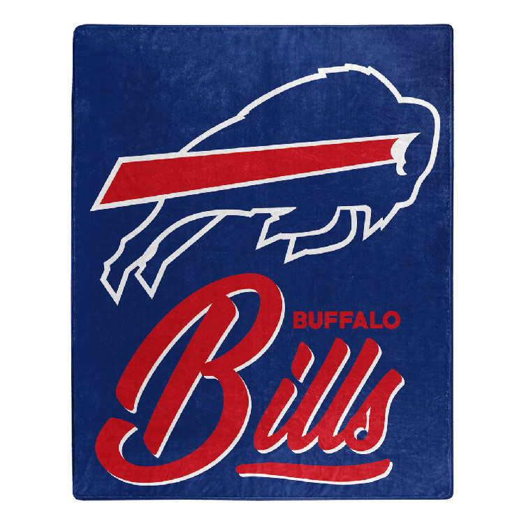 Buffalo Bills Blanket 50x60 Raschel Signature Design