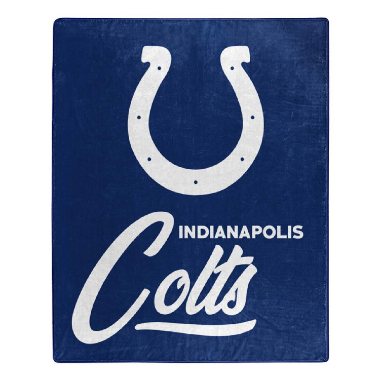 Indianapolis Colts Blanket 50x60 Raschel Signature Design