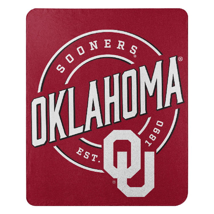 Oklahoma Sooners Blanket 50x60 Fleece Campaign Design