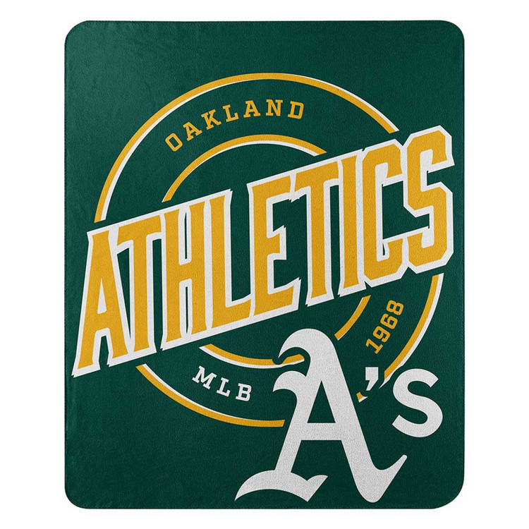 Oakland Athletics Blanket 50x60 Fleece Campaign Design