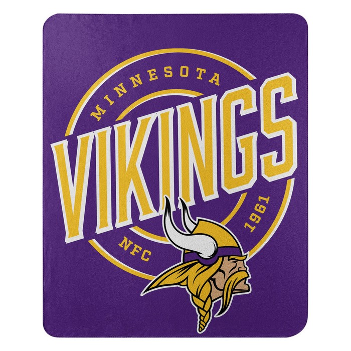 Northwest Company Minnesota Vikings Blanket 50x60 Fleece Campaign Design