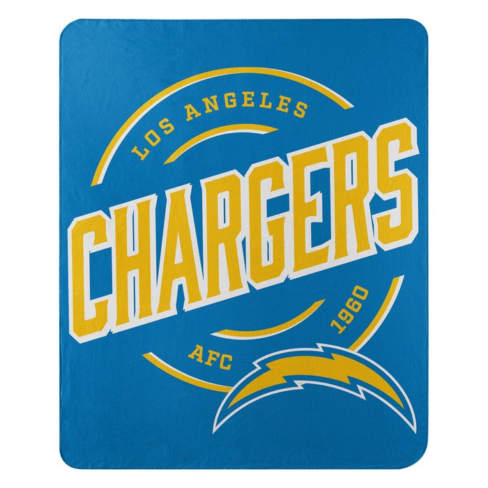 Northwest Company Los Angeles Chargers Blanket 50x60 Fleece Campaign Design