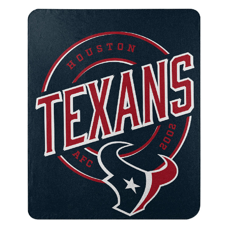 Houston Texans Blanket 50x60 Fleece Campaign Design