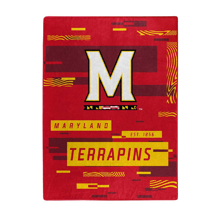 Maryland Terrapins Blanket 60x80 Raschel Digitize Design