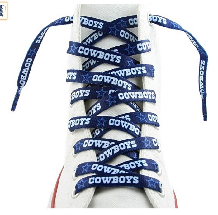 Dallas Cowboys Shoe Laces 54 Inch Blue