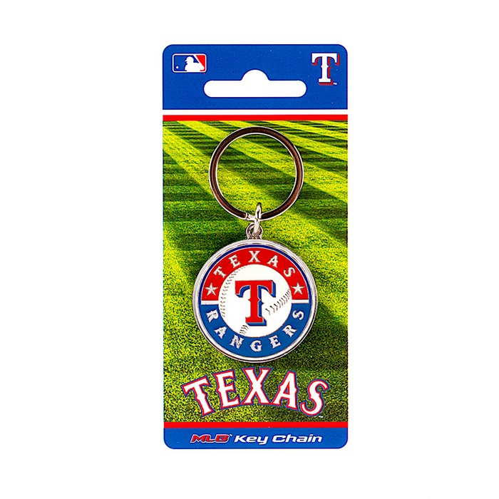 Texas Rangers Keychain Team