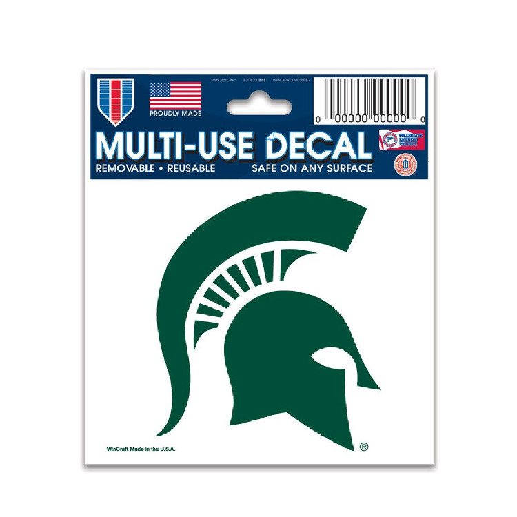 Michigan State Spartans Decal 3x4 Multi Use