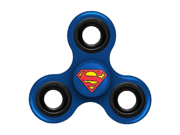 Superman Spinnerz Three Way Diztracto Superman Blue CO