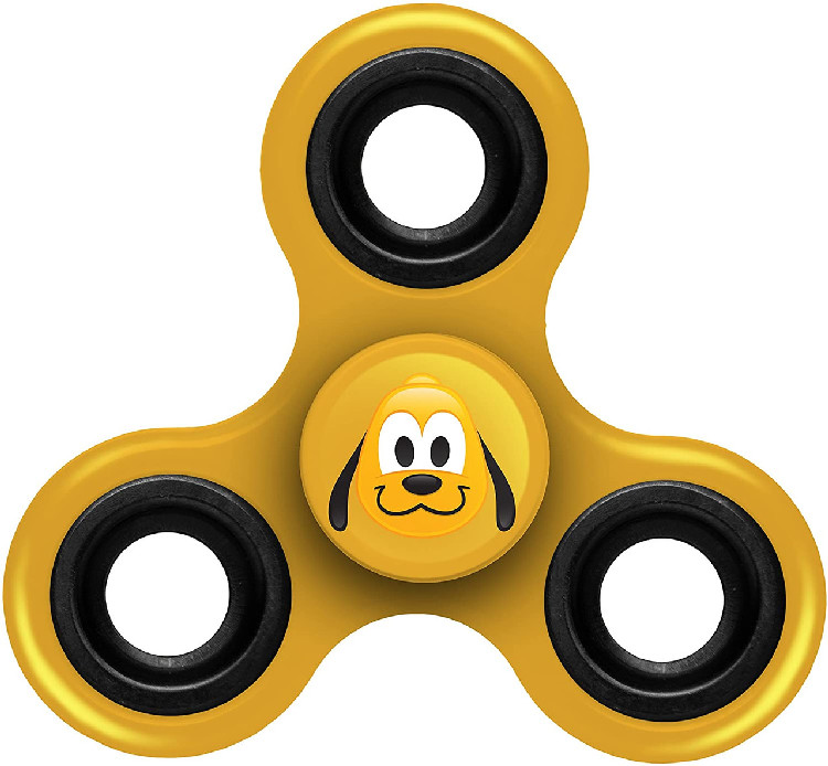 Disney Mickey Mouse Spinnerz Three Way Diztracto Pluto Yellow CO