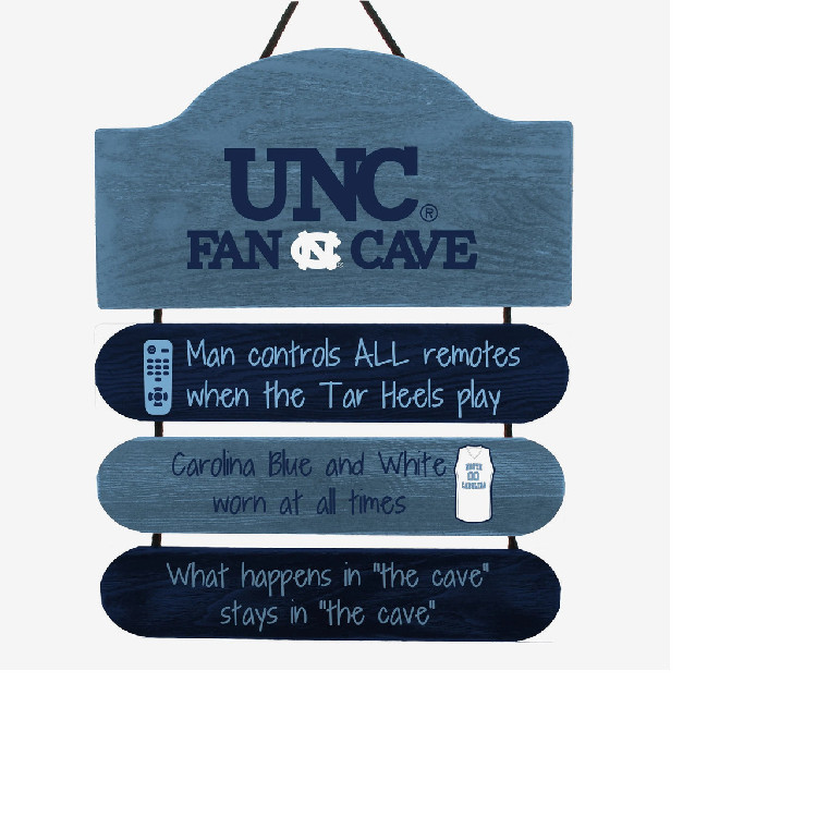 North Carolina Tar Heels Sign Wood Man Cave Design