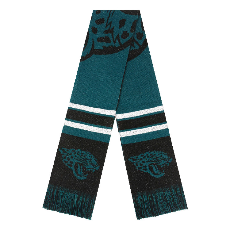 Jacksonville Jaguars Scarf Colorblock Big Logo Design