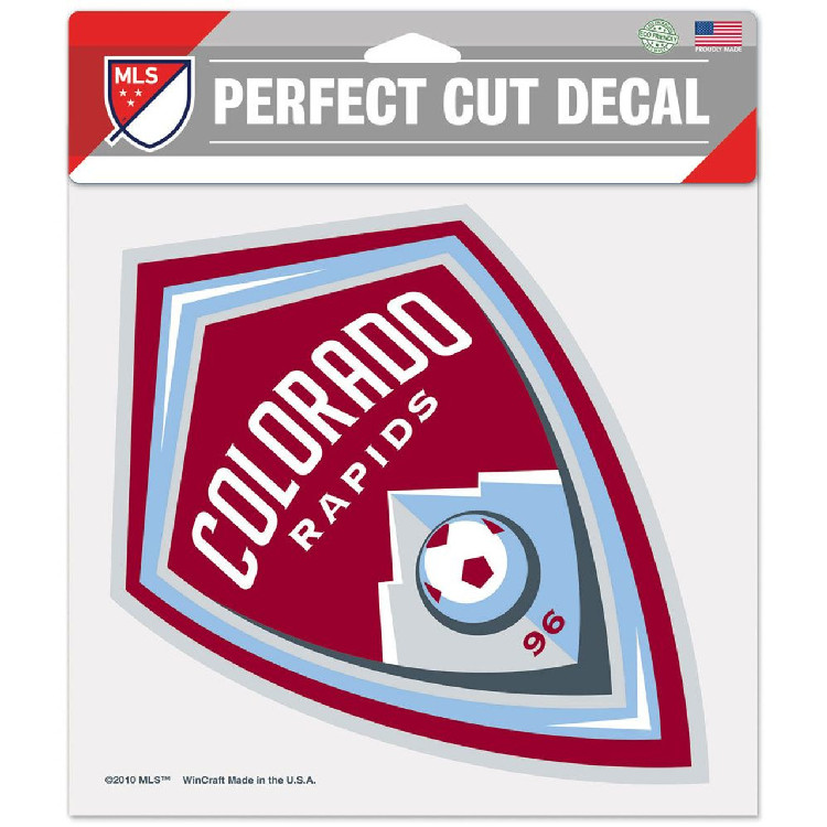 Colorado Rapids Decal 8x8 Perfect Cut Color