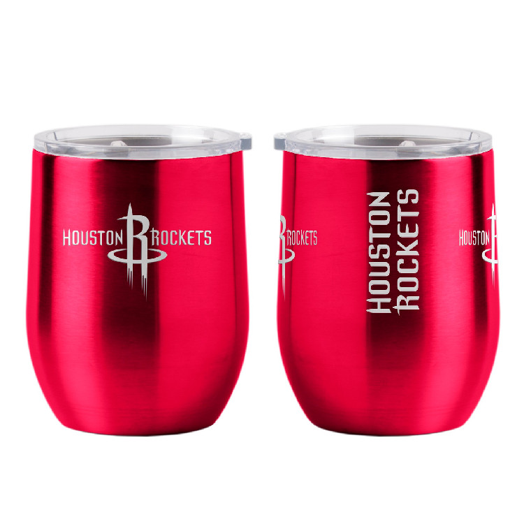 Houston Rockets Travel Tumbler 16oz Ultra Curved Beverage