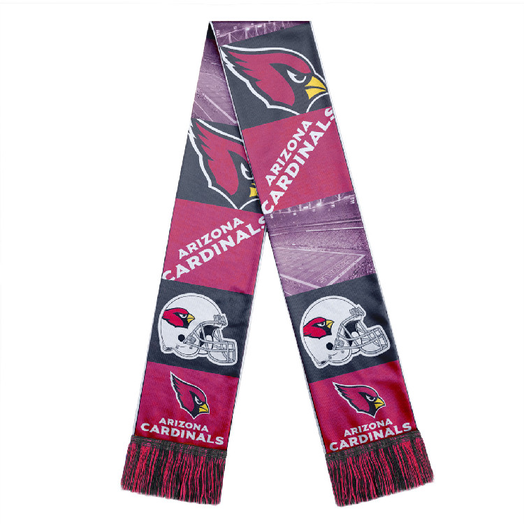 Arizona Cardinals Scarf Printed Bar Design