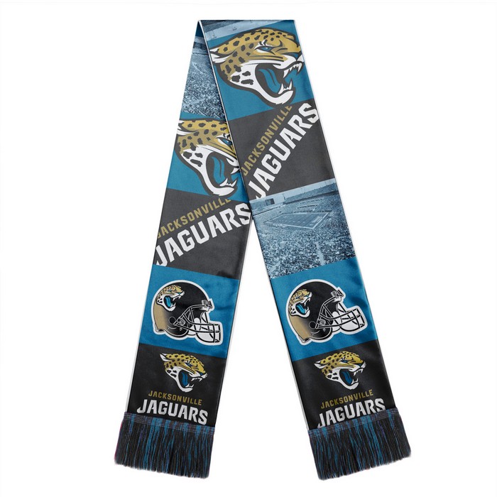 Jacksonville Jaguars Scarf Printed Bar Design