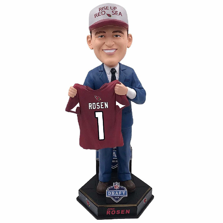 Arizona Cardinals Josh Rosen Bobble 2018 NFL Draft Pick #10