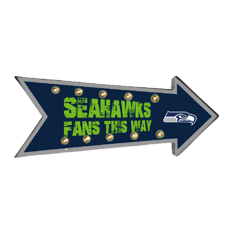 Seattle Seahawks Sign Running Light Marquee