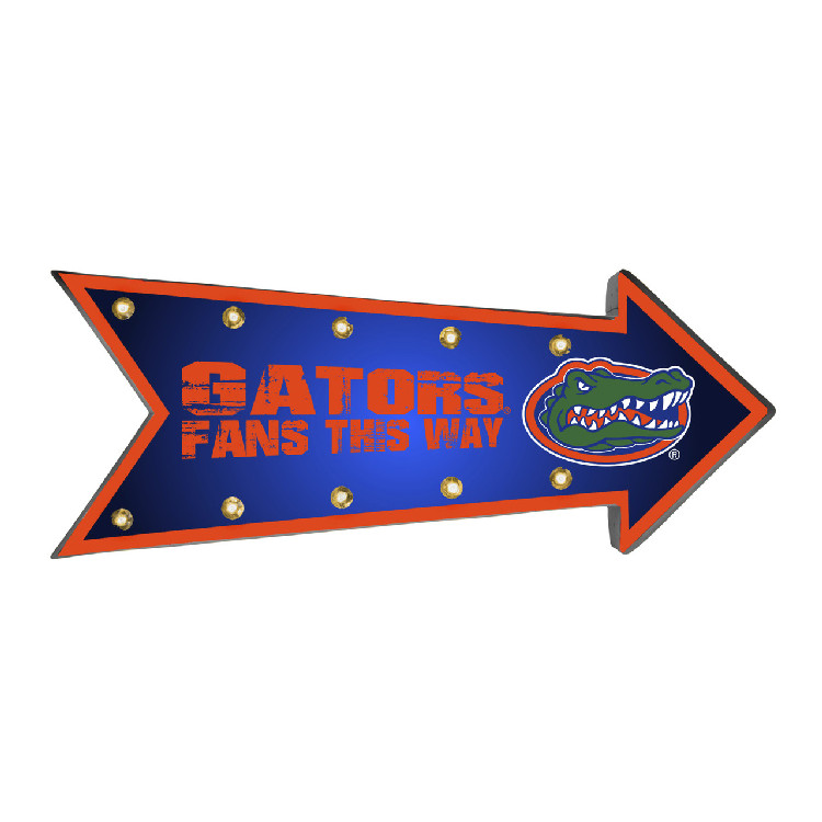 Florida Gators Sign Running Light Marquee