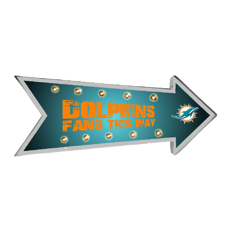 Miami Dolphins Sign Running Light Marquee