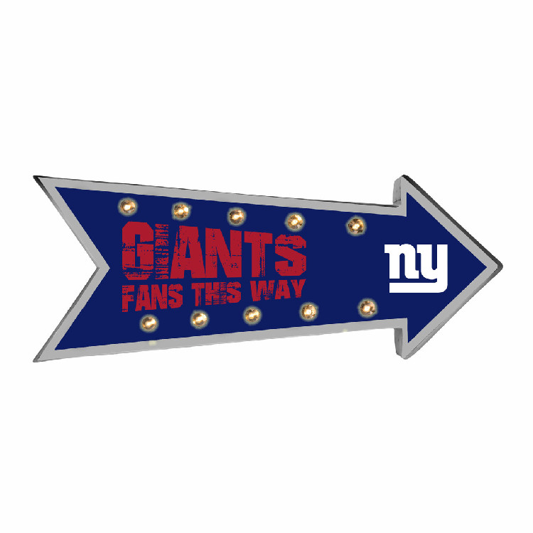 New York Giants Sign Running Light Marquee