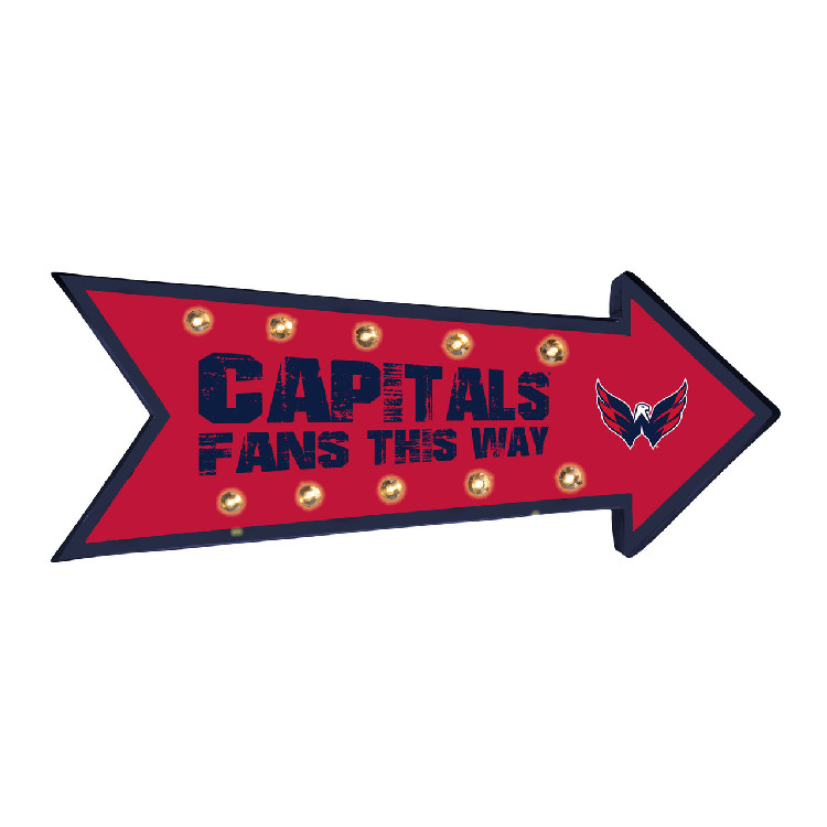 Washington Capitals Sign Running Light Marquee