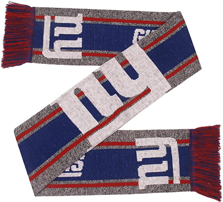 New York Giants Scarf Big Logo Wordmark Gray