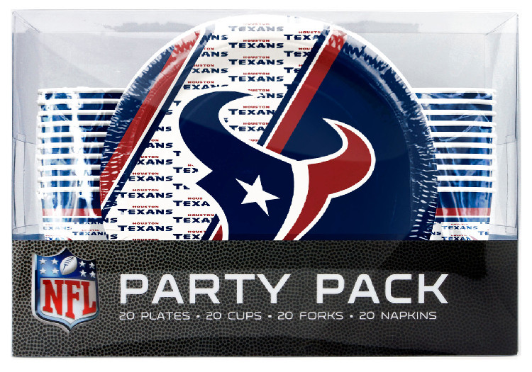 Houston Texans Party Pack 80 Piece