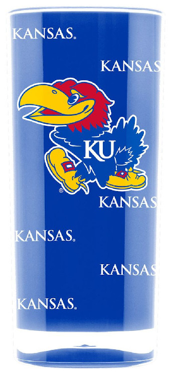 Kansas Jayhawks Tumbler - Square Insulated (16oz)