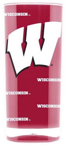 Duck House Wisconsin Badgers Tumbler - Square Insulated (16oz) -