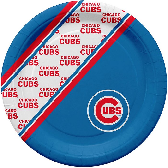 Chicago Cubs Paper Plates Disposable