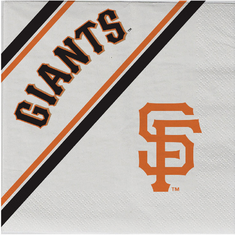 San Francisco Giants Paper Napkins Disposable