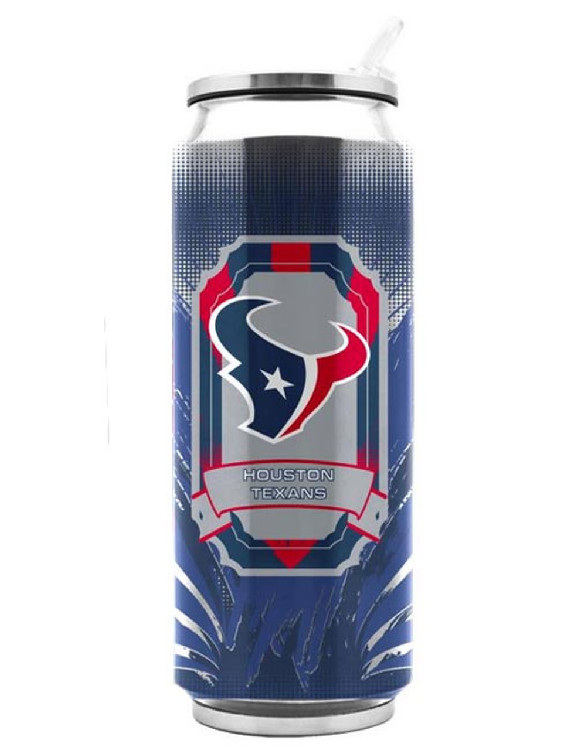 Houston Texans Stainless Steel Thermo Can - 16.9 ounces