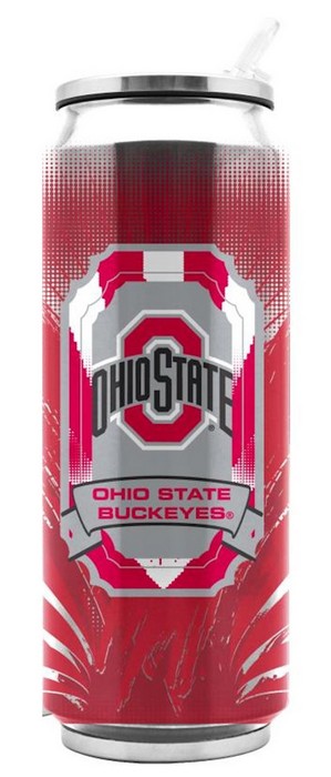 Ohio State Buckeyes Stainless Steel Thermo Can - 16.9 ounces