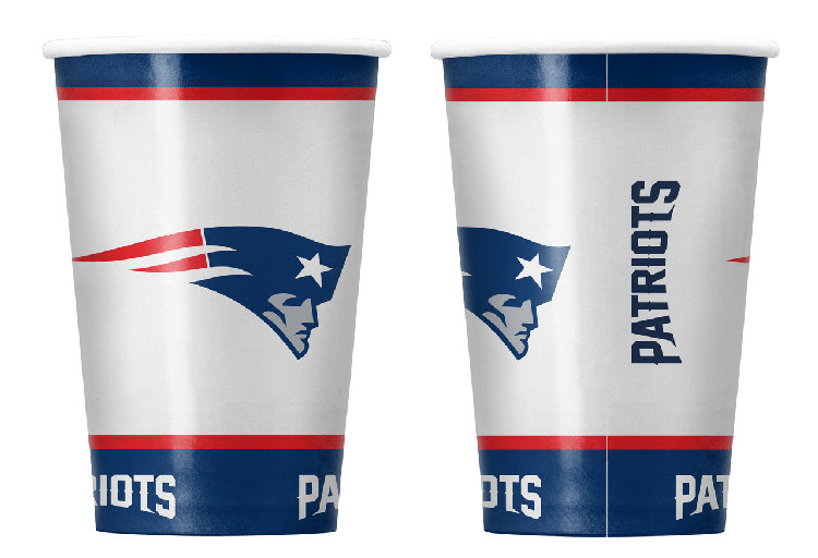 New England Patriots Paper Cups Disposable