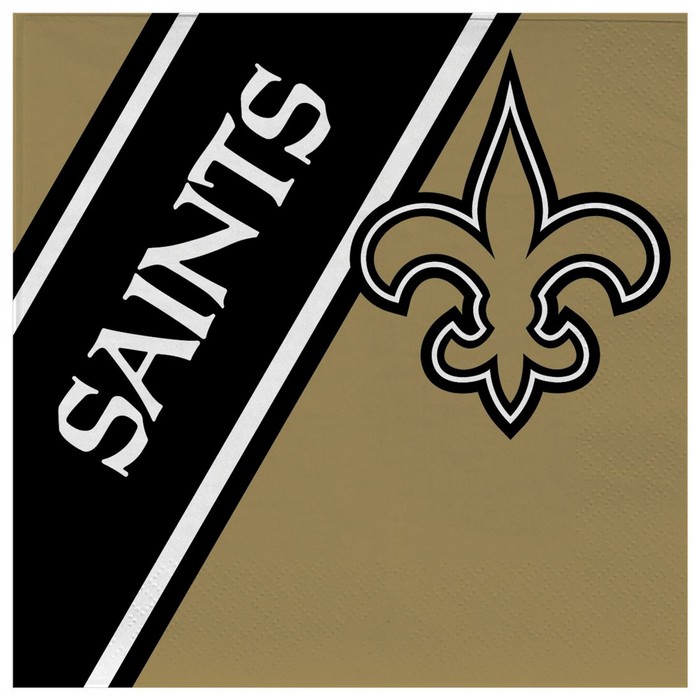 New Orleans Saints Paper Napkins Disposable