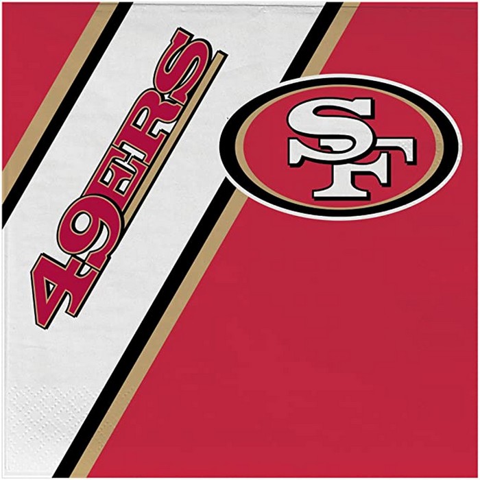 San Francisco 49ers Paper Napkins Disposable