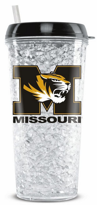 Missouri Tigers Crystal Freezer Tumbler