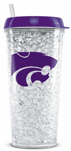 Duck House Kansas State Wildcats Crystal Freezer Tumbler -