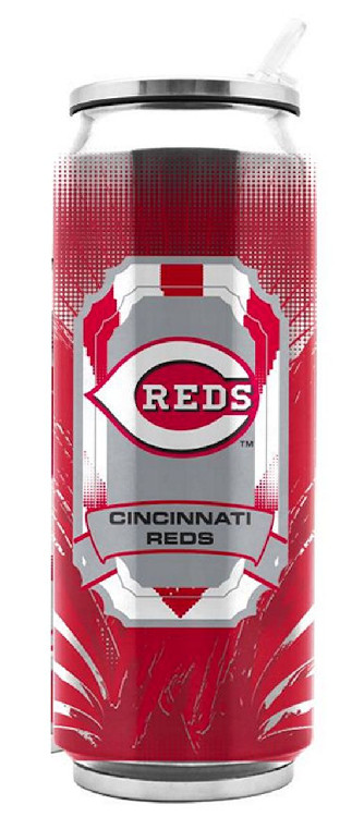 Cincinnati Reds Stainless Steel Thermo Can - 16.9 ounces