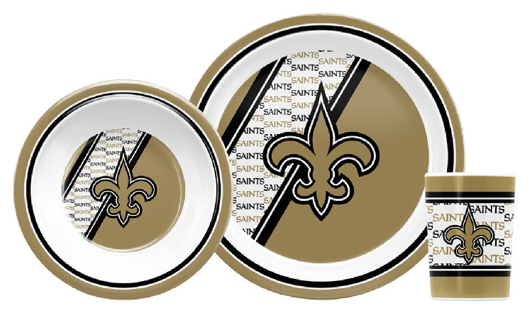 New Orleans Saints Dinner Set Child 5 Piece CO