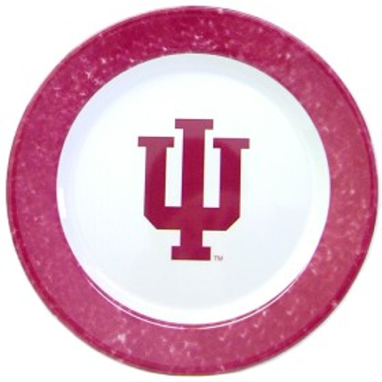 Indiana Hoosiers Dinner Plate Set 4 Piece CO