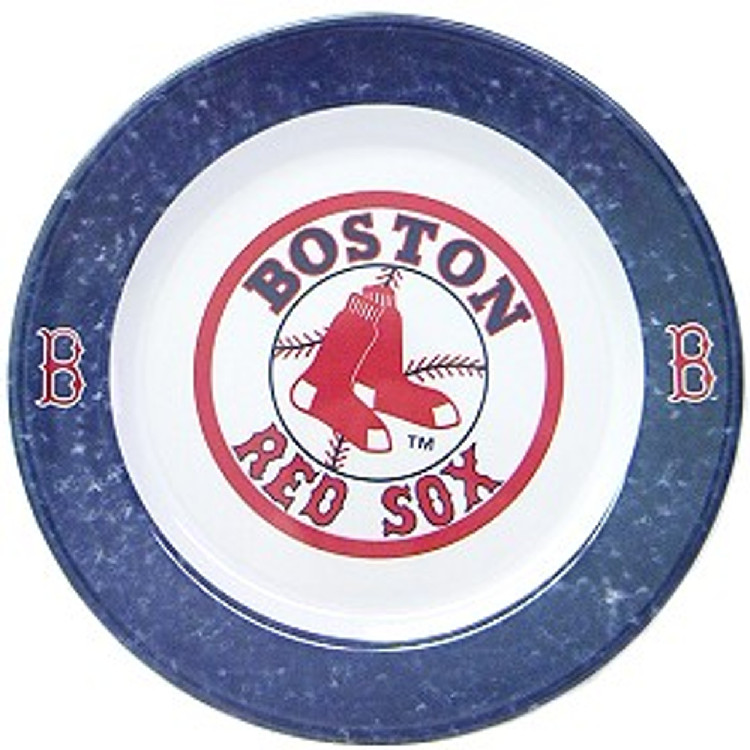 Boston Red Sox Dinner Plate Set 4 Piece CO