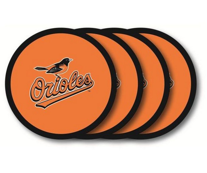 Baltimore Orioles Coaster Set - 4 Pack