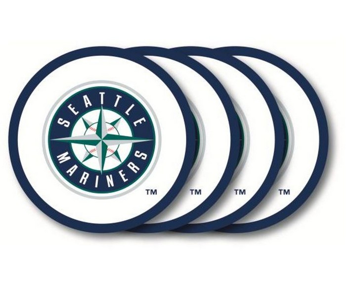 Seattle Mariners Coaster Set - 4 Pack