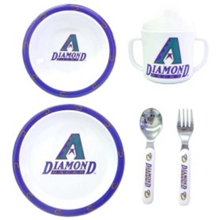 Arizona Diamondbacks Dinner Set Child 5 Piece CO