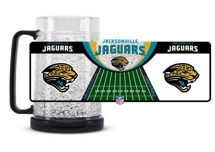 Jacksonville Jaguars Crystal Freezer Mug