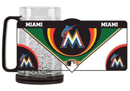 Duck House Miami Marlins Mug Crystal Freezer Style -